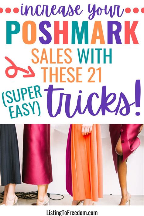 How To Increase Poshmark Sales 21 Easy Tricks Listing To Freedom