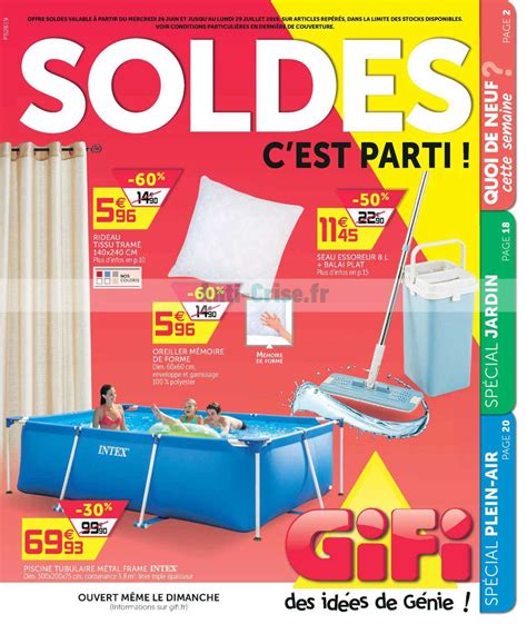 Catalogue Gifi Du 26 Juin 2018 Au 29 Juillet 2019 Catalogues Promos