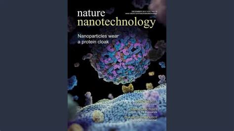 Nature Nanotechnology Cover | Science Picture Company