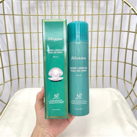 Солнцезащитный спрей с жемчугом JMsolution Marine Luminous Pearl Sun ...