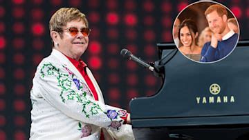 Elton John cancels two tour dates to attend Prince Harry and Meghan Markle's wedding | HELLO!