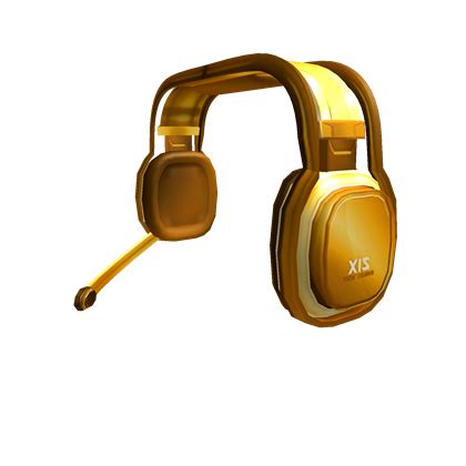 Golden Game Headphones | Roblox Wiki | Fandom