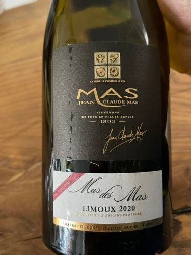 Jean Claude Mas Mas Mas Des Mas Limoux Vivino