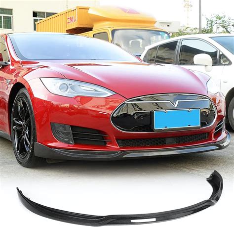 Amazon JCING Model S Carbon Fiber Front Lip For Tesla Model S 2012