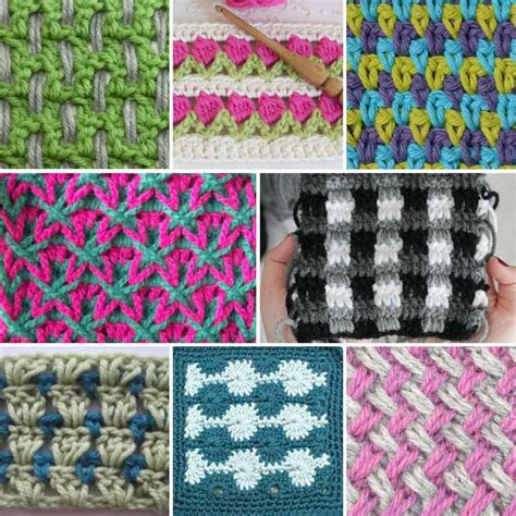 20+ Multi-Color Crochet Stitch Tutorials » Make & Do Crew