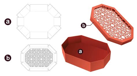 Octagon Box Template