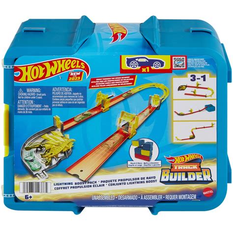 Hot Wheels Track Builder Lightning Boost Pack Rennbahn Inkl Spielzeugauto