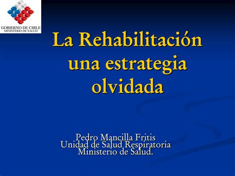 Solution La Rehabilitaci N Epoc Klgo Pmf Copia Studypool