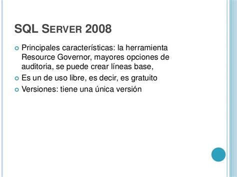 Los Sistemas Gestores De Bases De Datos Y El Sql Server 2008