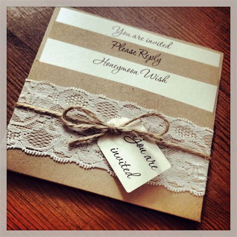 23 Of the Best Ideas for Diy Rustic Wedding Invitations Kits - Home ...