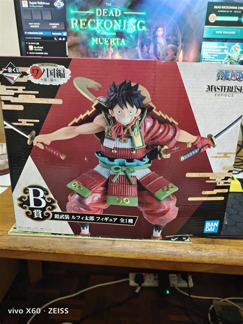 Gold Ichiban Kuji One Piece Wano Kuni Hen Prize B Monkey D Luffy