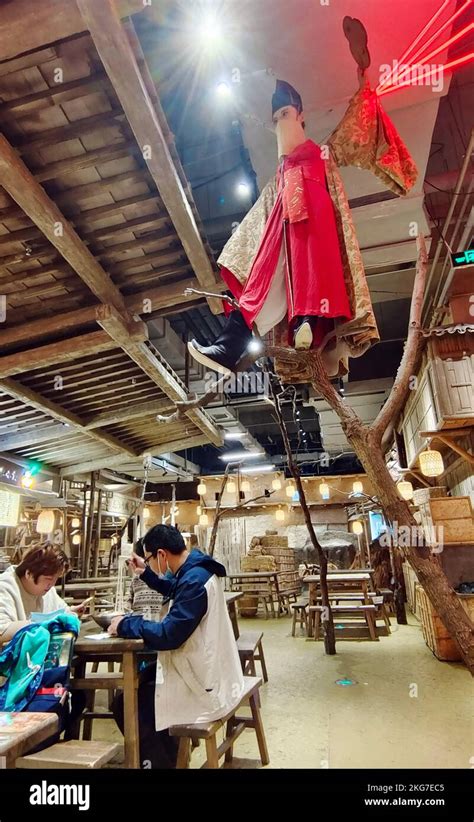 The Wuxia-themed food court reopens in a shopping mall in Shanghai ...