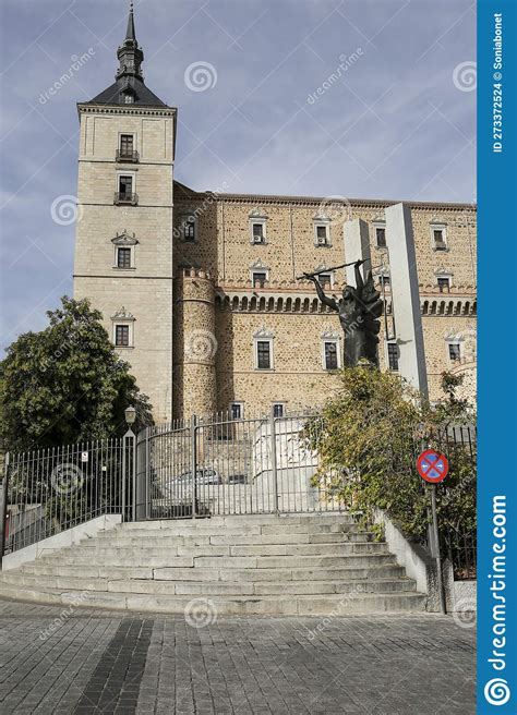 The Alcazar of Toledo Located in the Highest Part of Toledo Editorial Stock Image - Image of ...