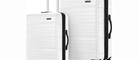 Samsonite White Luggage Get Ready To Travel In Style Get Usa Services