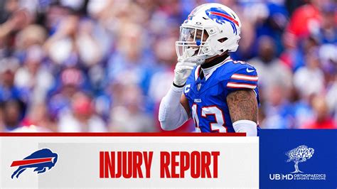 Bills injury report vs. Jaguars | Week 3 MNF