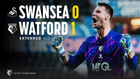 Extended Highlights Swansea City 0 1 Watford Sky Bet Championship