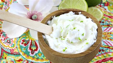 Coconut Lime Whipped Body Butter Diy Soufflé Style Moisturizing Lotion