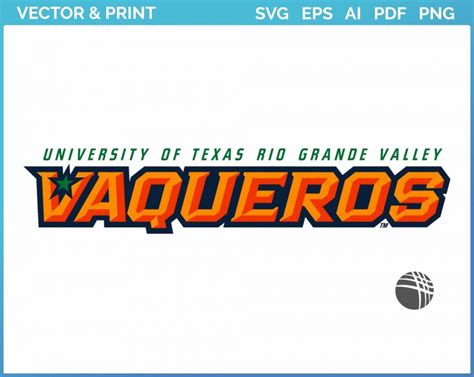 UTRGV Vaqueros - Wordmark Logo (2015) - College Sports Vector SVG Logo in 5 formats