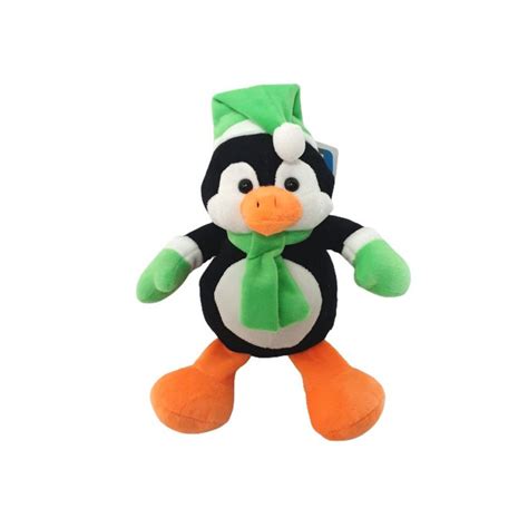 Peluche De Pingüino De 20cm Encanto Navideño Para Decoración