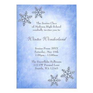 Winter Wonderland Prom Invitations & Announcements | Zazzle