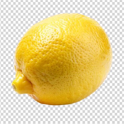 Premium PSD A Lemon On Transparent Background