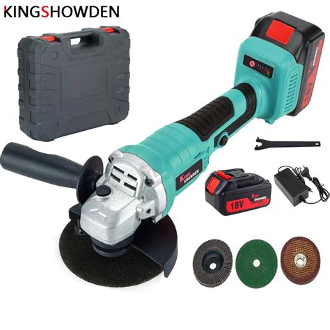 V Rechargeable Brushless Angle Grinder Cordless Electric Grinding