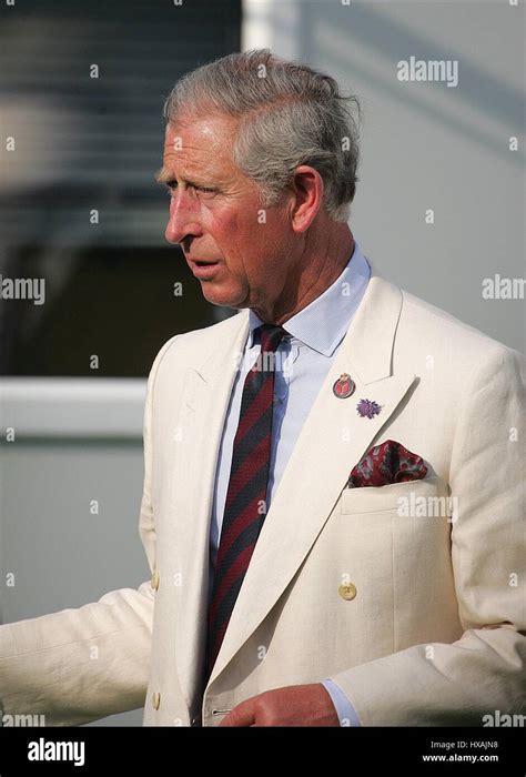 PRINCE CHARLES PRINCE OF WALES 27 July 2008 GUARDS POLO CLUB WINDSOR ENGLAND Stock Photo - Alamy