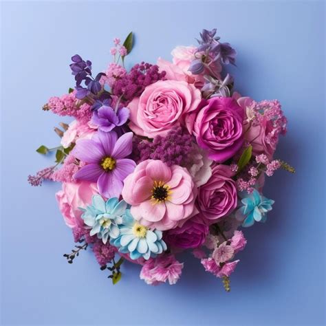 Premium Photo | Beautiful spring bouquet Arrangement with mix flowers ...