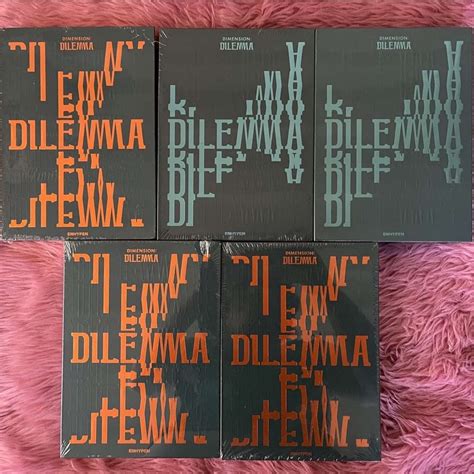 ENHYPEN DIMENSION DILEMMA SEALED ALBUMS ONHAND Shopee Philippines