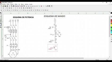 1 Arranque directo de motor Lógica cableada CADe SIMU