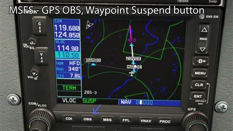 MSFS GPS OBS Waypoint Suspend Button YouTube