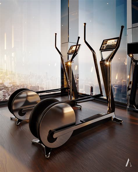 CGI - ROOFTOP GYM on Behance