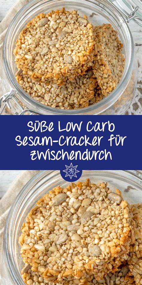 Low Carb Sesam Cracker Low Carb Meals Easy Low Carb Recipes Dessert