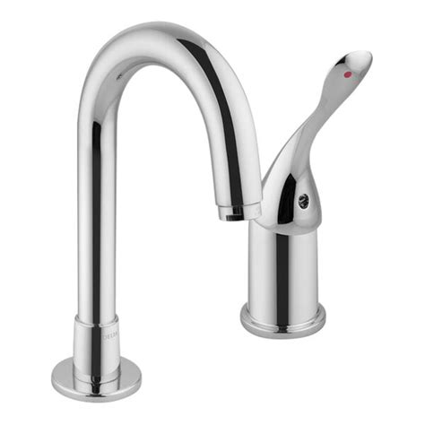 Delta Faucet 710lf Hdf Deck Mount Kitchen Faucet With Vandal Resistant