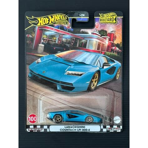 Hot Wheels Boulevard Lamborghini Countach LPI 800 4 Shopee Malaysia