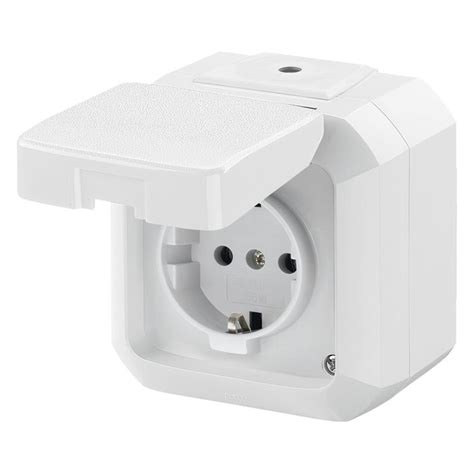 Розетка ABB VARIANT+, открытый монтаж , белый, 2CHN183510C4500 5518N ...