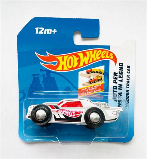 Hot Wheels Wooden Track Puidust Mudelauto Valge Punane Poolehinnaga Ee E Pood
