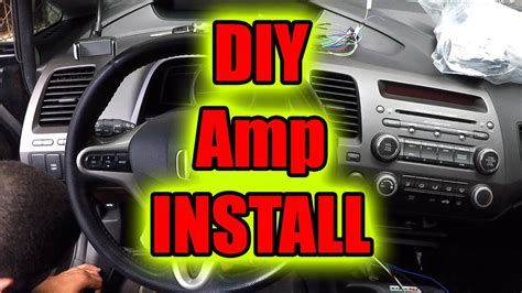 How To Install A Amplifier To Your Car Youtube