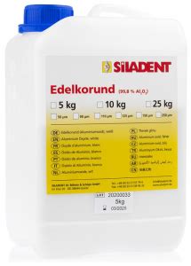 Edelkorund, 5 кг (Siladent) Песок для пескоструйного аппарата, оксид ...