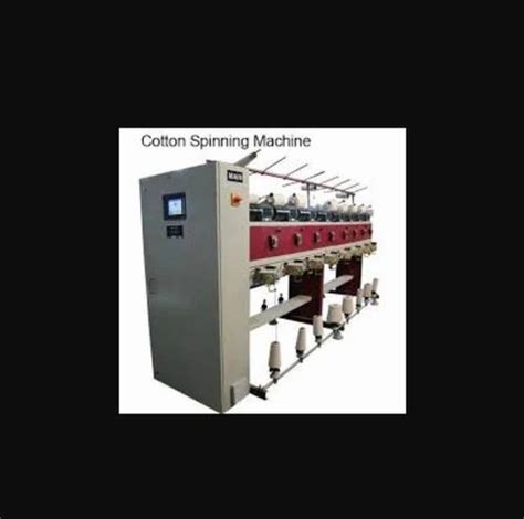 Mild Steel Cotton Spinning Machine, For Industry, Capacity(kg/hr): 50 ...