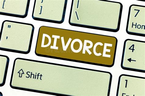 Word Writing Text Divorce Business Concept For Legal Dissolution Of