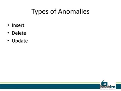 Anomalies In Database Ppt