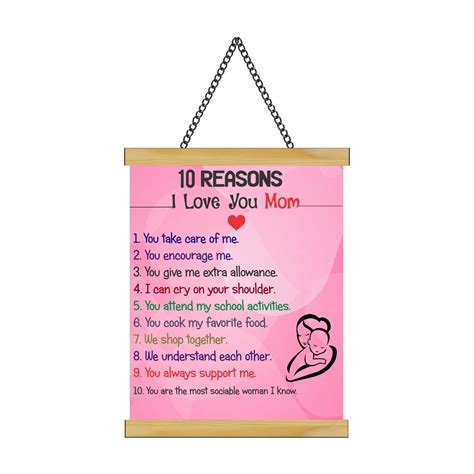 10 Reasons Why I Love You Mom