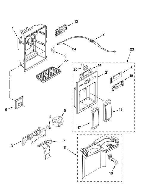 Kitchenaid Side By Refrigerator Parts Diagram Besto Blog