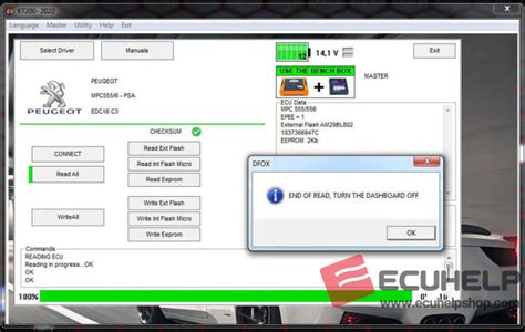 Kt Psa Edc C Read And Write Bdm Bench Mode