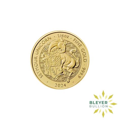 1 4oz Gold Tudor Beasts Seymour Unicorn Coin 2024