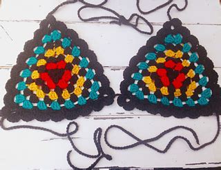 Ravelry Triangle Bikini Top Pattern By Carrie M Chambers