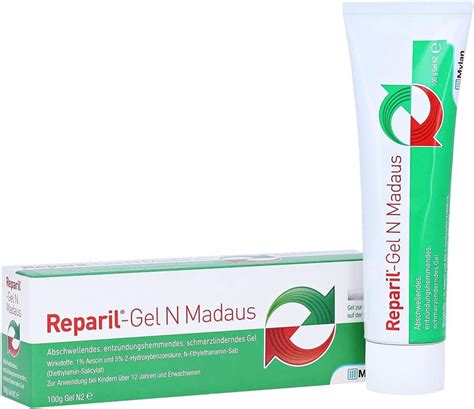 Meda Pharma Reparil Gel N Madaus 100g For Pain Relief India Ubuy