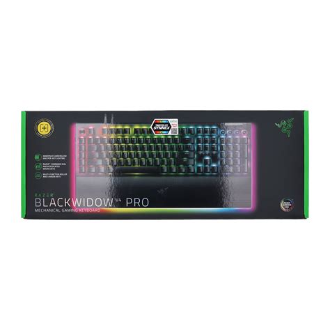 KEYBOARD (คีย์บอร์ด) RAZER BLACKWIDOW V4 PRO (RAZER YELLOW SWITCH ...