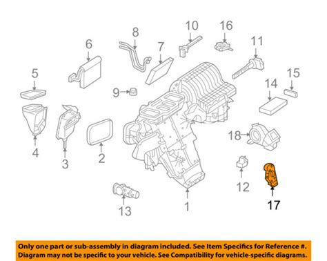 Mercedes Oem Ml L V Evaporator Heater Actuator